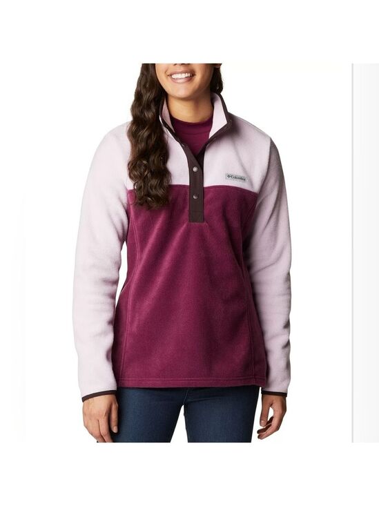 Columbia Jackets & Blazers - COLUMBIA PLUS SIZE JACKET 3X BENTON SPRINGS MOCK-NECK IN COLOR MARION BERRY